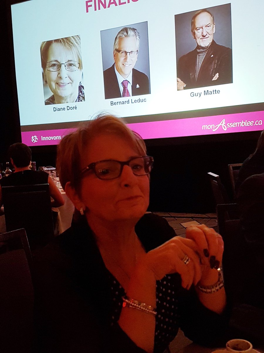 Madame Diane Doré, modèle d'engagement communautaire #CECCE #afo2018  Nominée finaliste prix pilier de la francophonie