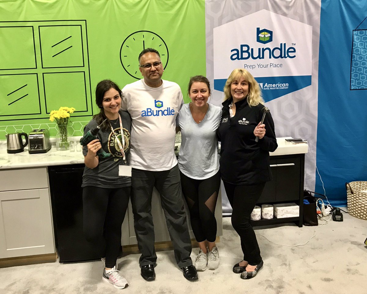 aBundleHQ's tweet image. The #VRMAInternational Welcome Reception is kicking off and the aBundle team can’t wait to meet you! Come find us at Booth #539. (Hint: Look for the mini-apartment.)
#VRMA #aBundle #PrepYourPlace