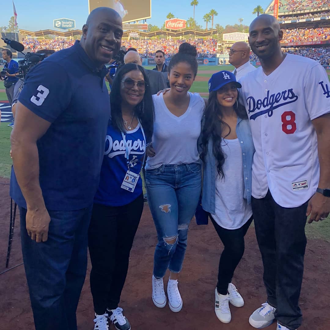 Earvin Magic Johnson on X: Love seeing the Bryant family; daughter Natalia,  Vanessa and Kobe, supporting the @Dodgers for game 4 of the World Series.   / X