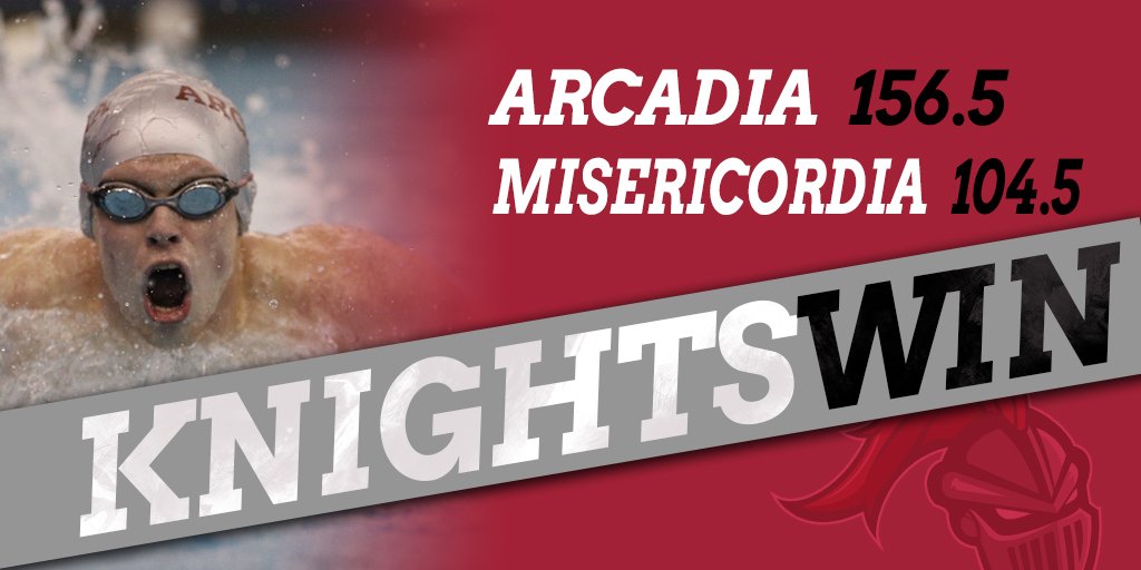 Knights win! Men's swimming defeats Misericordia 156.5-104.5
#GoKnights bit.ly/2CHKTq1