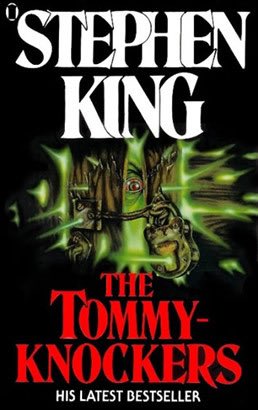 the tommyknockers by stephen king, 1987.
my hemorrhoids are so bad. they have started to bleed. i borrowed my wife’s pads. that reminded me of this book. criminally underrated. read it 30 years ago, the little boy’s magic trick still haunts me. *88