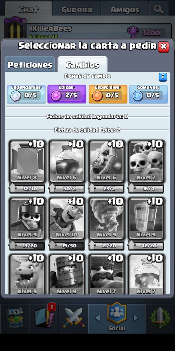 Cambio tokens epico x legendarios un rt se agradece!