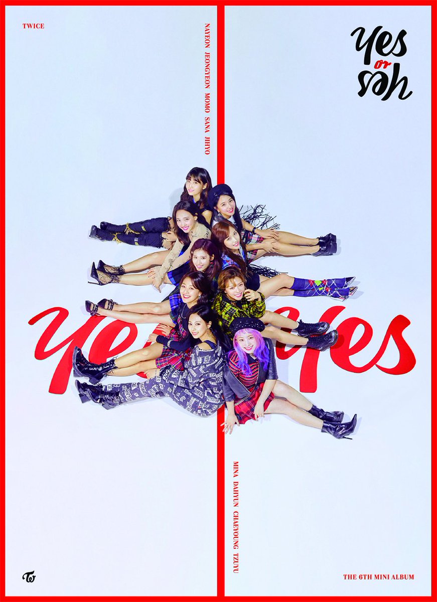 TWICE
THE 6TH MINI ALBUM

YES or YES
2018.11.05 6PM

#TWICE #트와이스 #YESorYES #AlbumCover