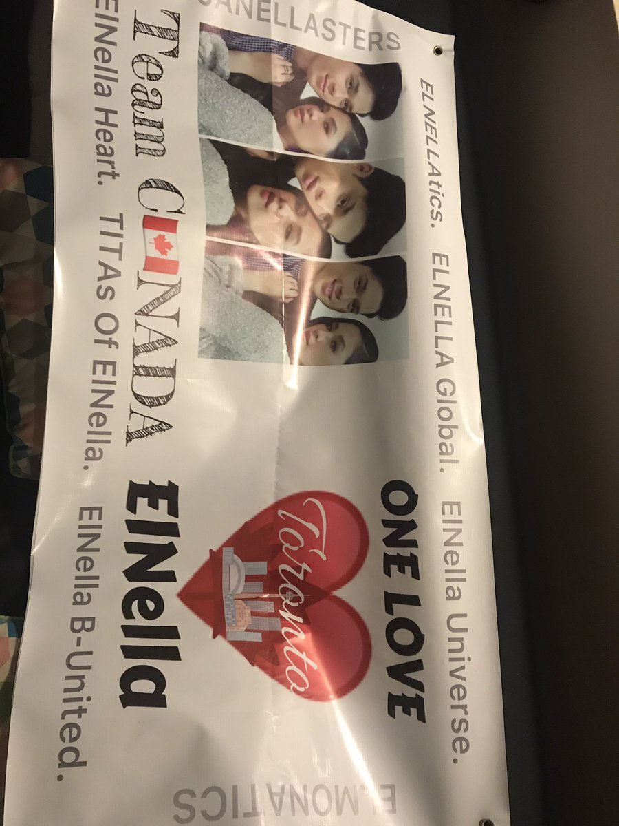 Sharing with you now, our “One Love” banner to welcome our Supers in Toronto, Canada 🇨🇦 wish us luck, everyone! :)
Thank you!
We can’t wait to see you Moe &amp; Jea <a href="/SuperElmo/">Su🅿️erElmo</a> <a href="/superjanella/">Janella Salvador</a> ♥️