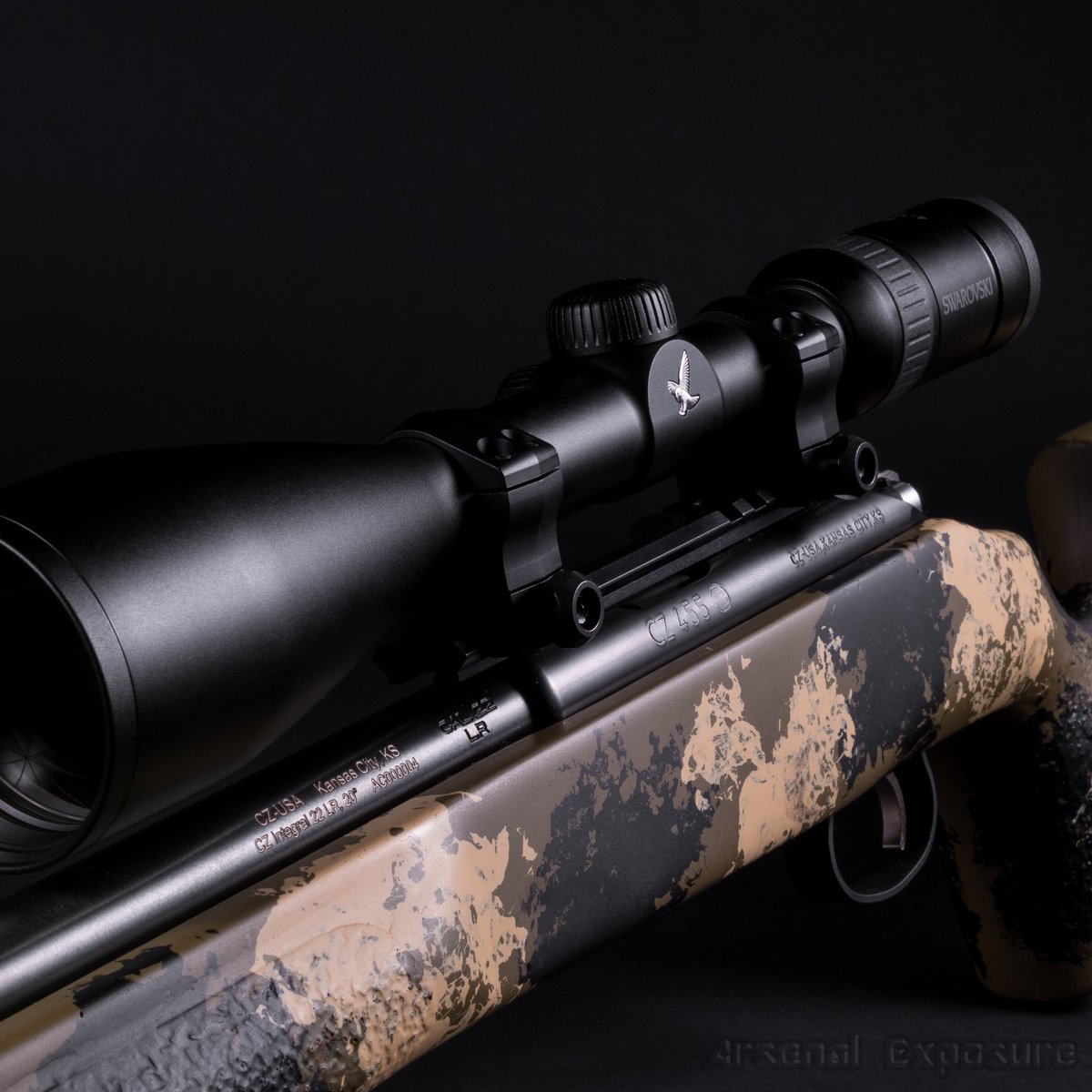 ArsenalExposure's tweet photo. Swarovski Z3 on a CZ 455 with integral barrel. Oh yes. https://t.co/9c8NAbHUOH