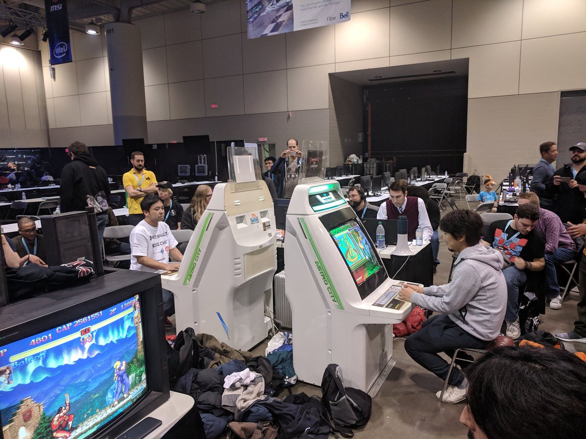 JonasMcNali's tweet photo. Wow.. I've never imagined I could witness this rivality Live !!!! team Umenuki in action :) #CanadaCup2018 #TOL3 #DensetsuNoUmeNuki https://t.co/SYZhai6Zb9