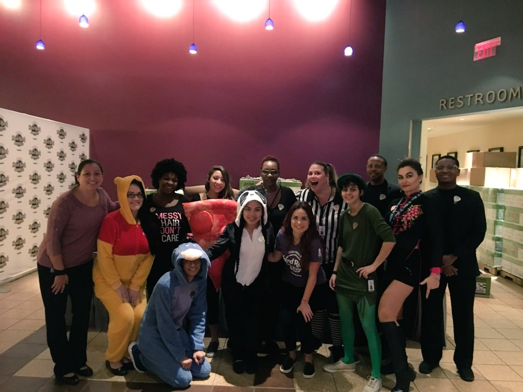Loved our Saturday morning Promo teams Halloween costumes. Never a dull moment with this crew! #gotoworkhappy