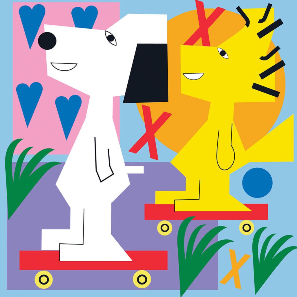 Peanuts forever via <a href="/ninachanel/">Nina Chanel Abney</a>. #ninachanelabney