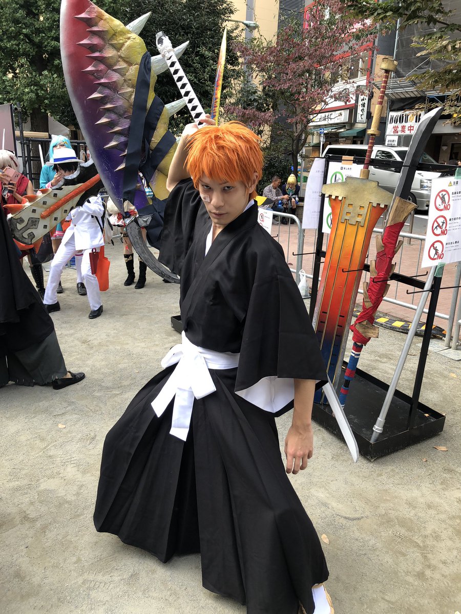 Keisuke 斬魄刀 ぽいのあったので卍解してみましたw 池ハロ 池ハロ18 コスプレアイテム体験