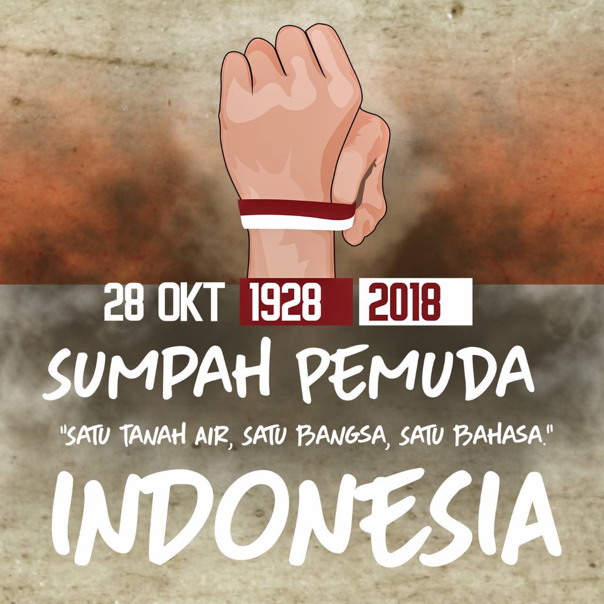 [MEMPERINGATI HARI SUMPAH PEMUDA]
Walau waktu terus berlari, dan zaman niscahya berganti, namun janji akan selalu menuntut bukti. 

Bahwa Pemuda akan selalu menghaturkan bakti, memastikan Sumpah Pemuda tetap relevan hingga kini. -Najwa Shihab-

Selamat Hari Sumpah Pemuda ke-90!