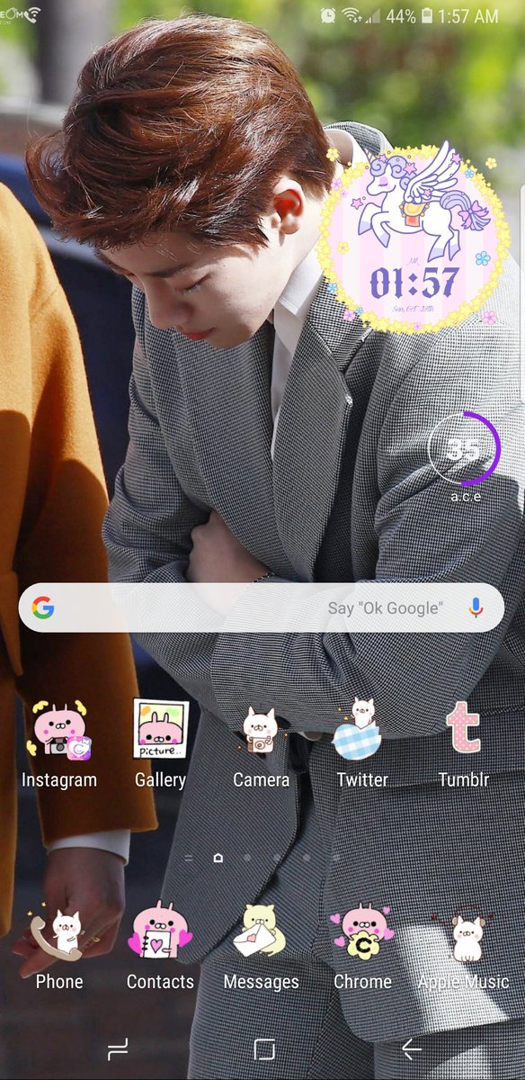 home screen update~jibeom is really so pretty 