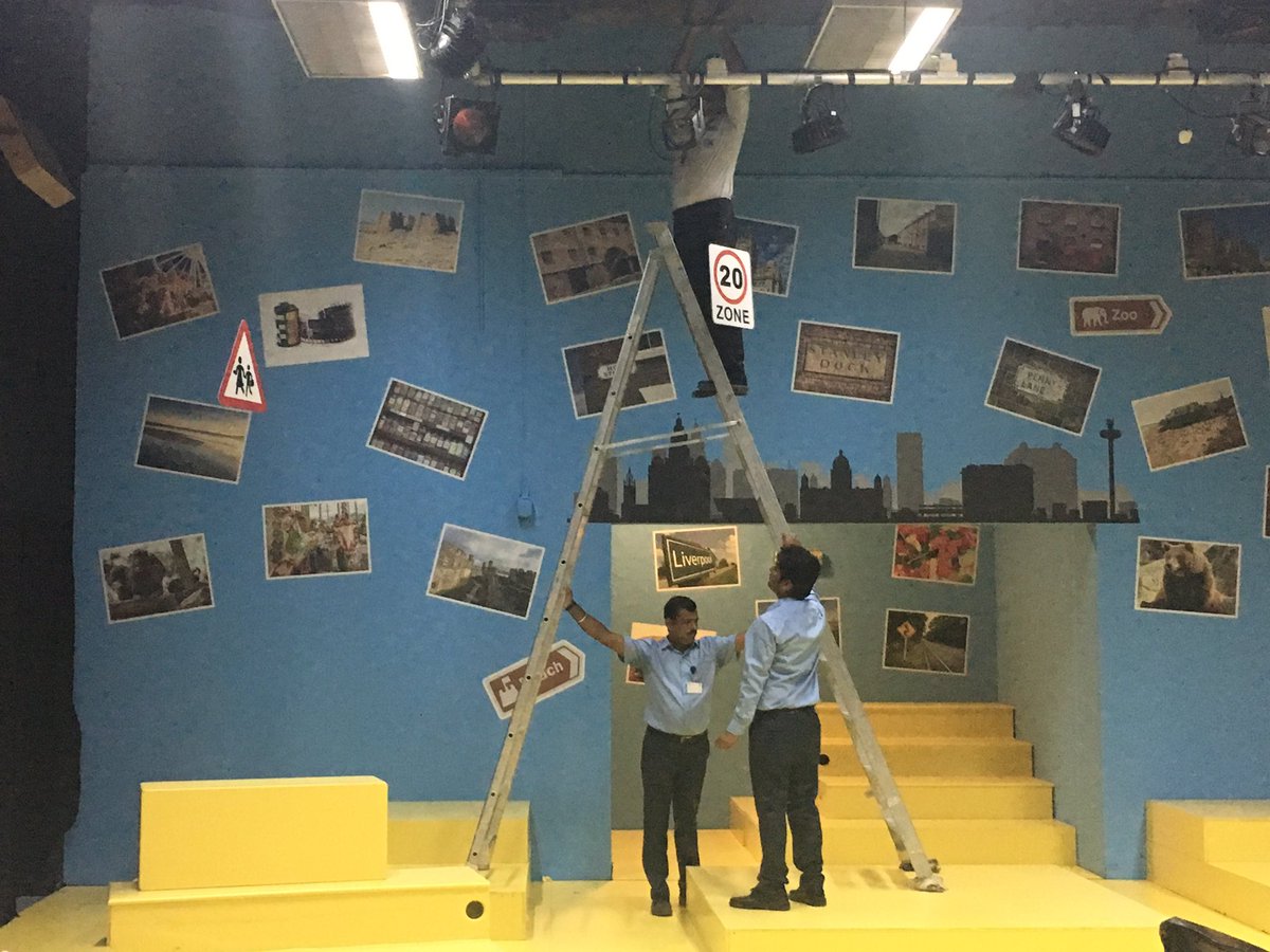 DCol_Drama's tweet image. The set for our @DubaiCollege production Our Day Out is taking shape thanks to our awesome boys in blue and Brand In Style #productiontime #soexciting #getyourticketsnow