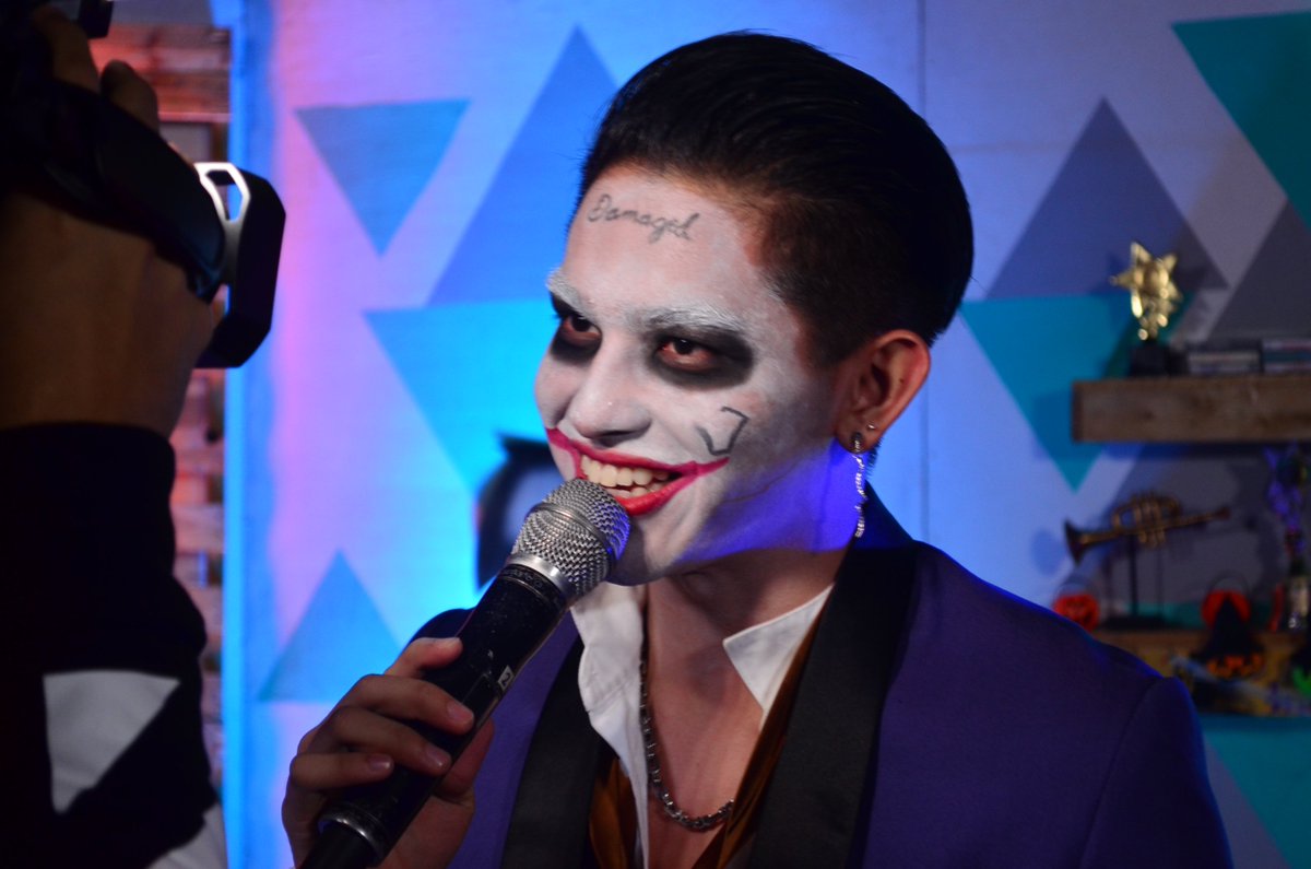 BoybandPH's tweet photo. Who wants to be Joao's Harley Quinn?

WATCH US ON YOUTUBE:
https://t.co/pEhbqPaikW
FB LIVE:
https://t.co/Vq49U3C9xj

#BOYBANDPHXHalloween https://t.co/EShBVkGlXU