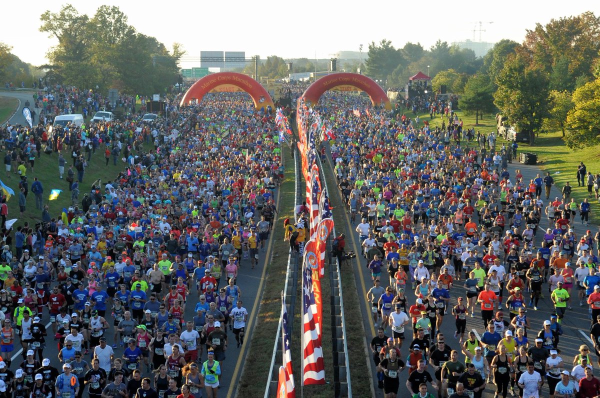 NAFHalf's tweet photo. Good luck to everyone running the @Marine_Marathon today!! Don't forget the MCM series races qualify for #NAFHALF #NAVY5 #UltimateWarrior medals! They'll be waiting for you in September 2019! 💪🏅 #RunWithTheMarines https://t.co/xMGov0u55f