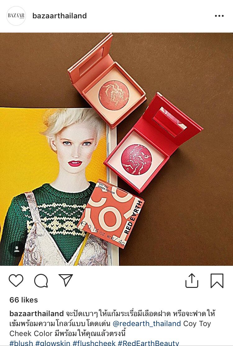 redearthth's tweet photo. Coy Toy Cheek Color บลัชออนสุดน่ารัก ใหม่ล่าสุดจาก Redearth เพื่อเนรมิตพวงแก้มของคุณให้สวยโดดเด่น สดชื่น มีมิติเหมือนสาวเลือดฝาด เพื่อผิวหน้าสวยสมบูรณ์แบบ ขอบคุณ Bazaarthailand ค่ะ #ลองแล้วคุณจะหลงรัก #redearth #redearththailand #blushon #makeup #colors https://t.co/8ALHjEcHQi