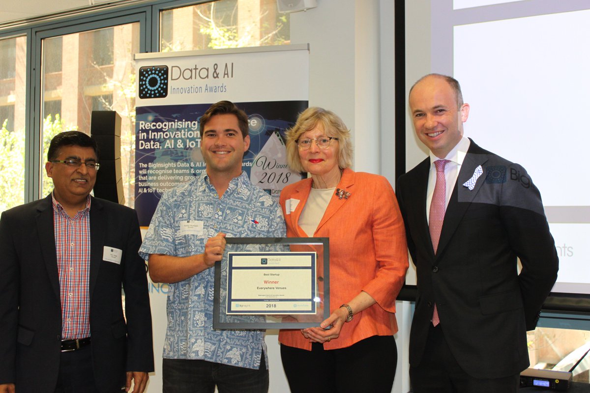 BigInsights's tweet photo. #DataAwards2018

#BigInsights Congratulates the Winners!

Category : Best StartUp

Winner : #EverywhereVenues (#Appiwork)

Highly Commended : #GroupAd https://t.co/FQjjWtSNJp