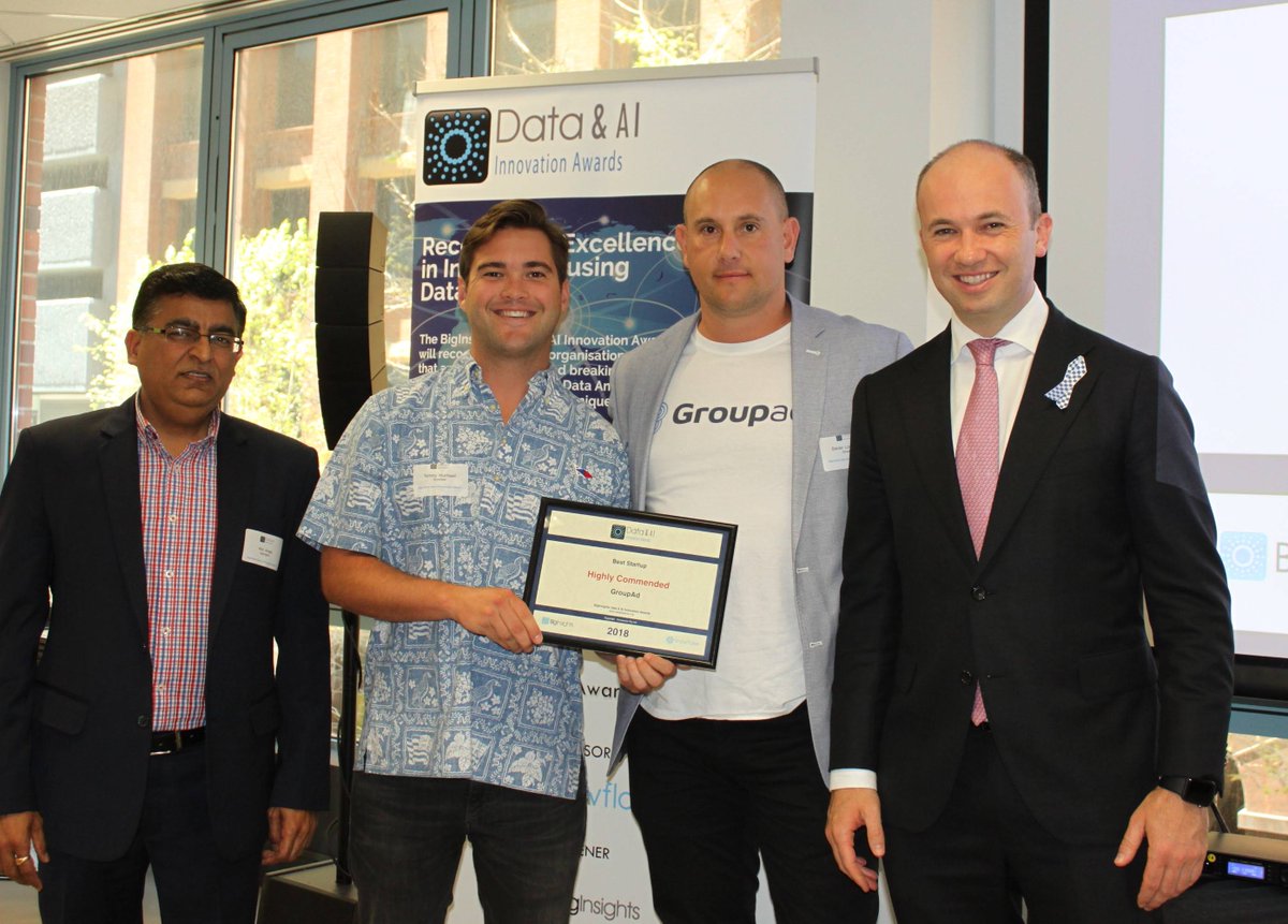 BigInsights's tweet photo. #DataAwards2018

#BigInsights Congratulates the Winners!

Category : Best StartUp

Winner : #EverywhereVenues (#Appiwork)

Highly Commended : #GroupAd https://t.co/FQjjWtSNJp