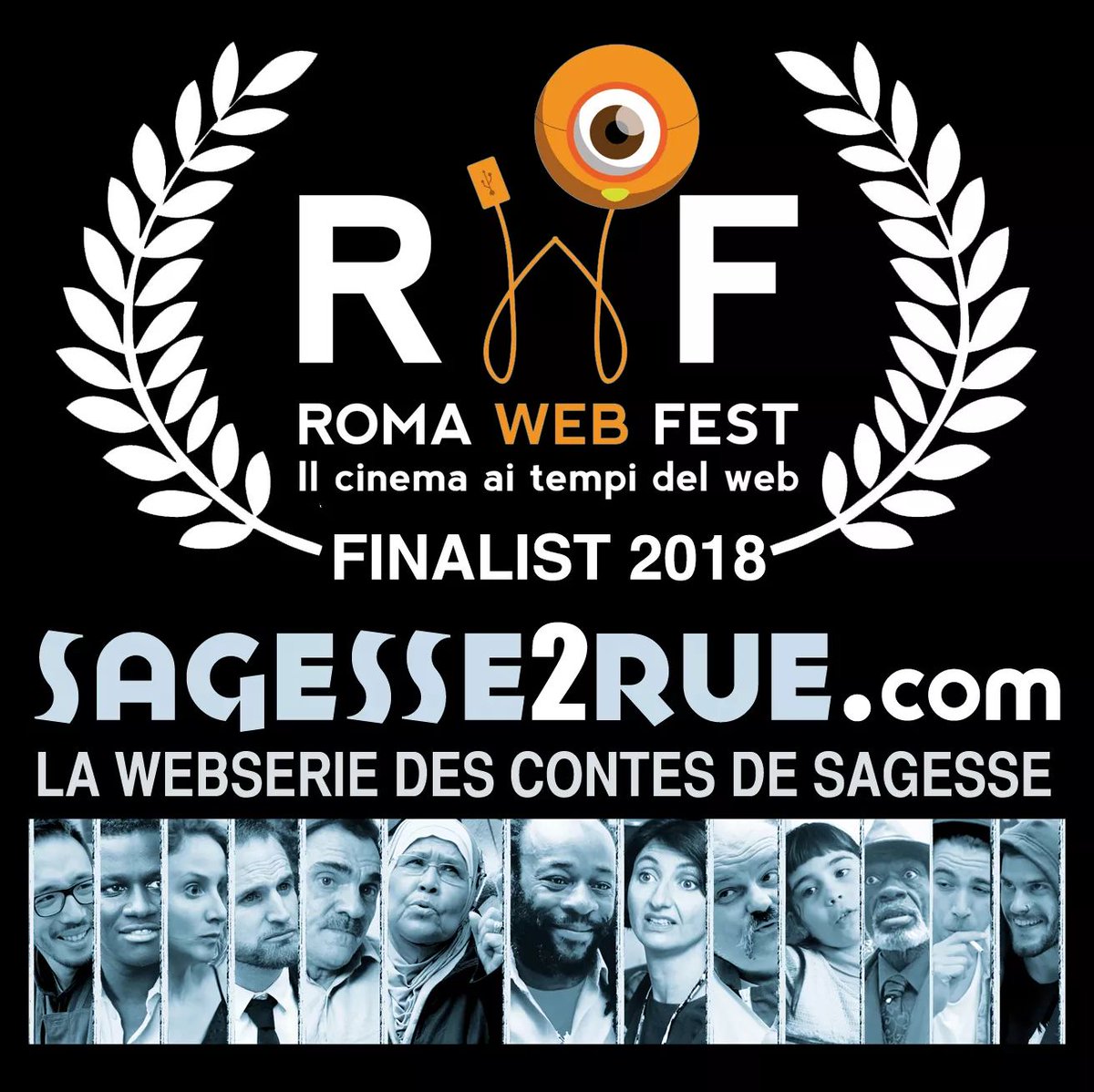 Sagesse2rue's tweet photo. #RomaWebFest #finalist #webserie #SelectionOfficielle #dolceVita https://t.co/DG8twhbI2S