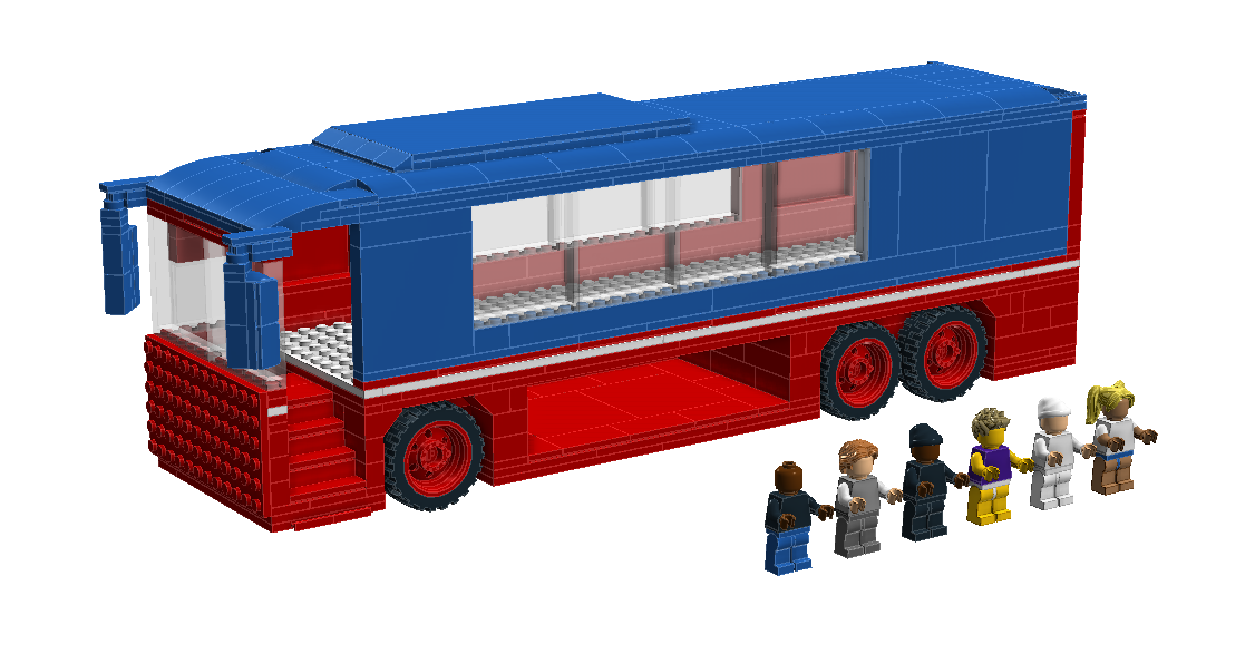 Making good #progress with my#tourbus #MOC! I still haven't figured out how to incorporate opening doors, but I can now start to outfit the bus with state of the art technology. #LEGO