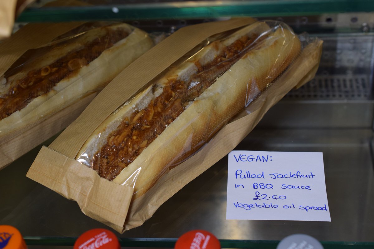 glynnviviancafe's tweet photo. Proving really popular is our VEGAN pulled Jackfruit in BBQ sauce baguette, Jackfruit stewed for hours with a rich BBQ sauce, vegetable oil spread. £2.40
#vegan #veganuk #veganism #veganforlife #veganlife #vegansofig #vegansofinsta #vegansofinstagram #vegansofwales #welshvegans https://t.co/g21S0GlEie