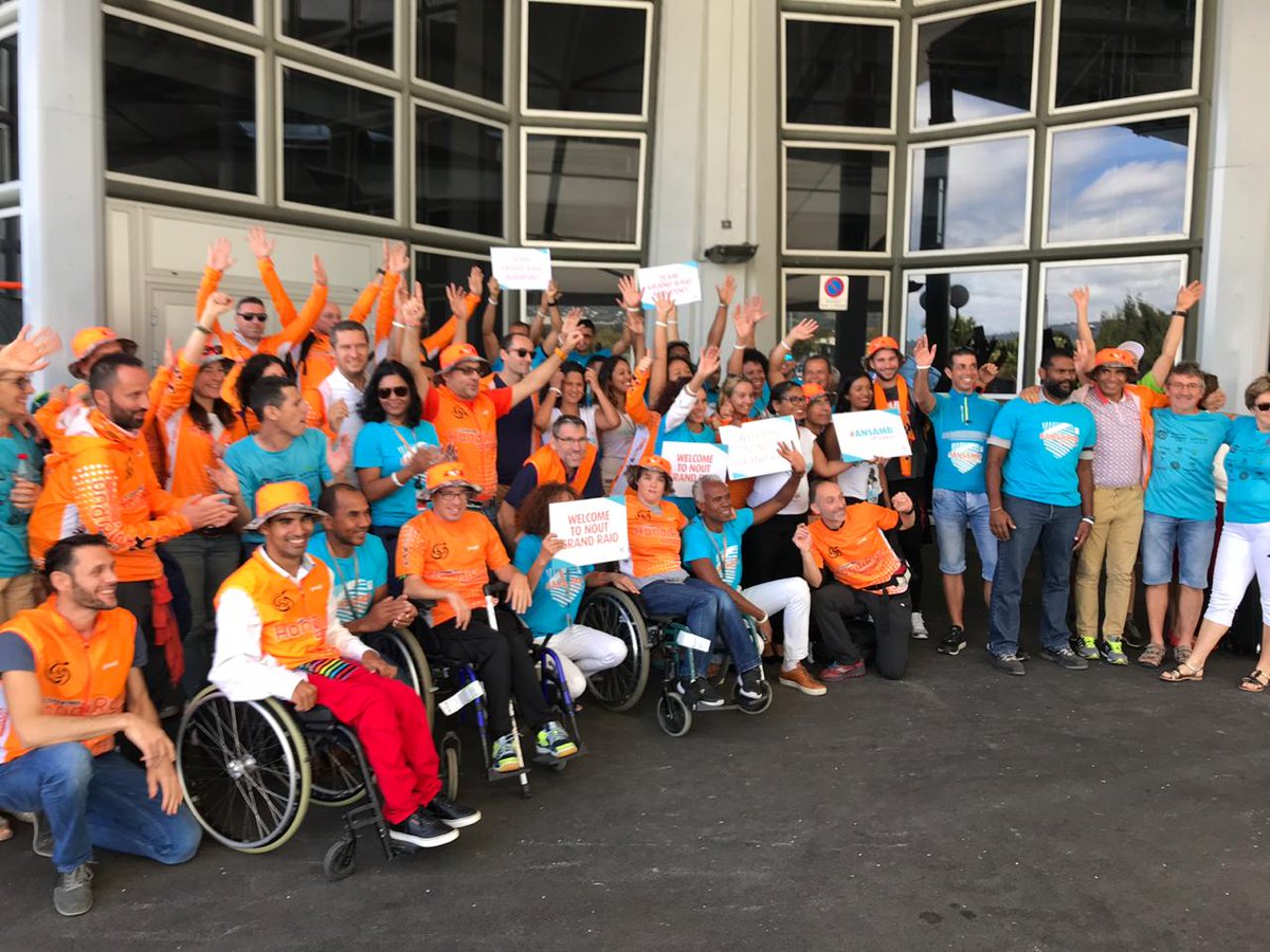 handi_run's tweet photo. Nous l'avons fait. MERCI ! #noutienbon #noulargpa #onestla #objectifgrandraid #toutseulonvaplusvite #ensembleonvaplusloin #handicap #inclusion #joelette #GrandRaid #DiagonaledesFous #Plaisir #Partage #Emotions #RunHandiMove #lareunion #diversite https://t.co/QHKIeTkJjZ