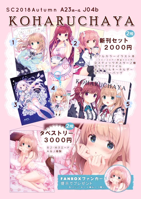 サンクリお品書きです?˖⋆˚ 