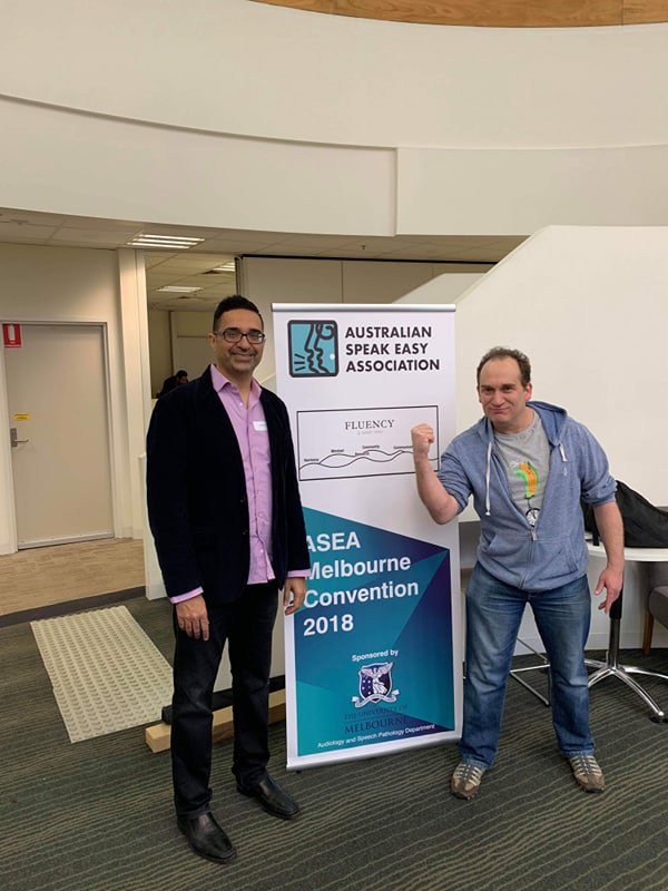 Presenting at the Australian Speak Easy convention in Melbourne. Myself &amp; 2 final year IT students. FedUni striving to work with communities and empower them. <a href="/FedUniAustralia/">Federation University</a> <a href="/FedUni_STEM/">FedUni STEM</a> <a href="/FedUni_Global/">FedUni Global</a> @FedUniAlumni #stutter #feduni #empowerment #whatifmoments