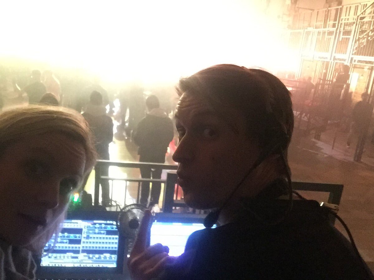 lauraharling's tweet image. Enjoying the Deep Impact lighting state with @TomKitney @TheRealTBC @beardyman @battersea_arts #Beatboxchampionships