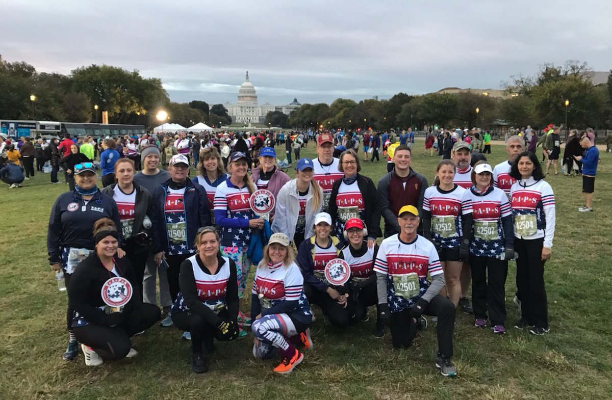 TAPSorg's tweet photo. #TeamTaps is ready to #runwiththemarines @Marine_Marathon #supporttaps https://t.co/sWwsPSGou6