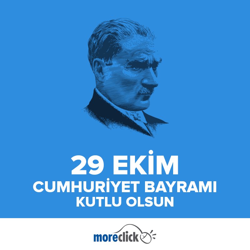 MoreClick's tweet image. Cumhuriyetimizin 95. Yılı Kutlu Olsun 🇹🇷 #29Ekim #CumhuriyetBayramı