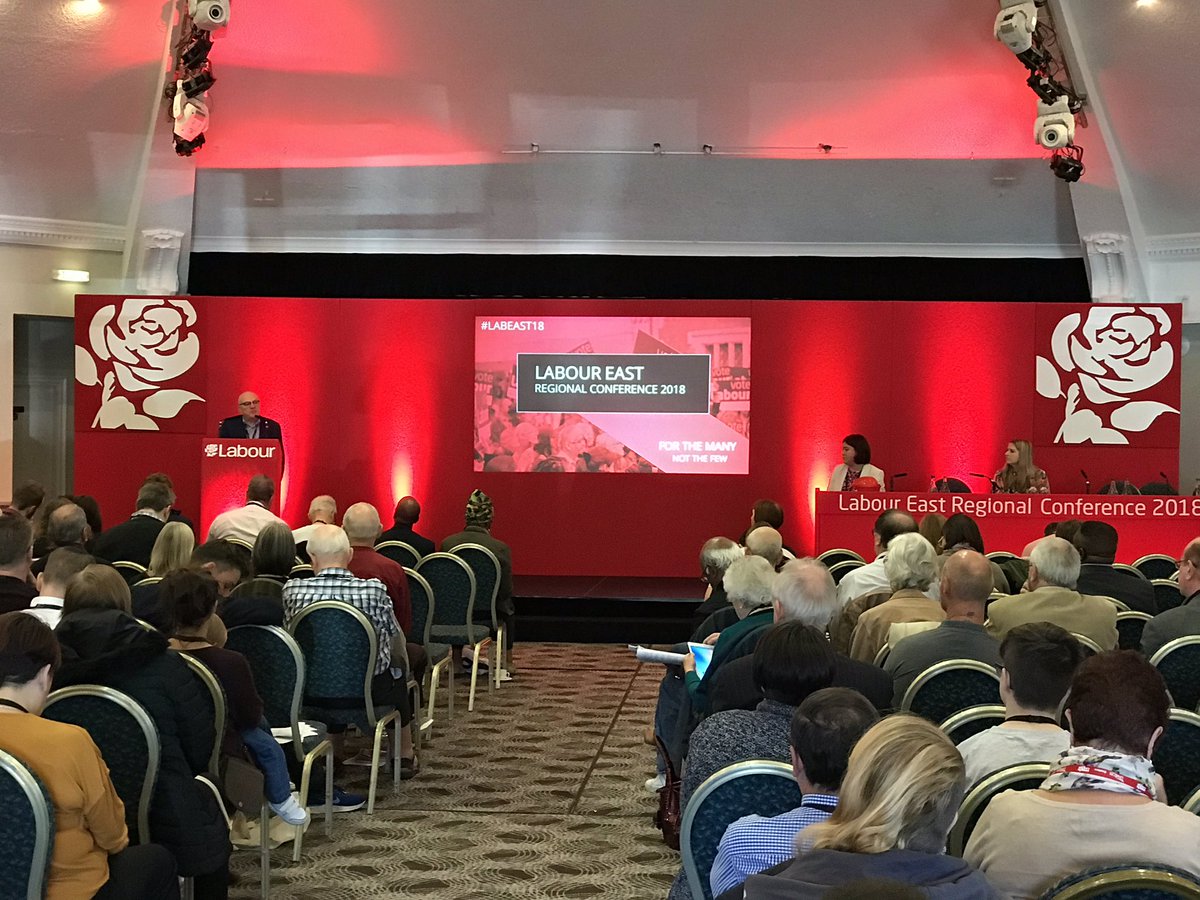 SuffolkCoastLab's tweet photo. .@WestVaughan @EofELabour Chair, closing out the largest ever East of England Regional Conference “We are ready for a General Election and we will return a Labour Government under Jeremy Corbyn!” 👏👏👏 #LabEast18 https://t.co/SsZsWpKtqA