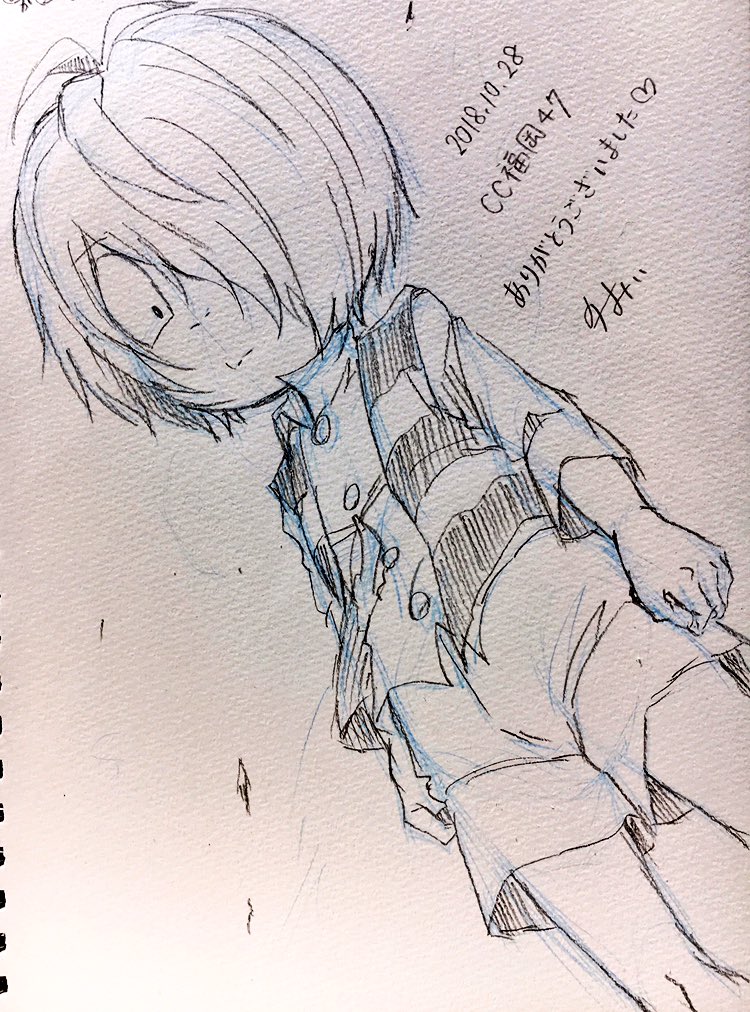 描かせていただいたスケブの一部。ひたすら描きまくって楽しかったです 