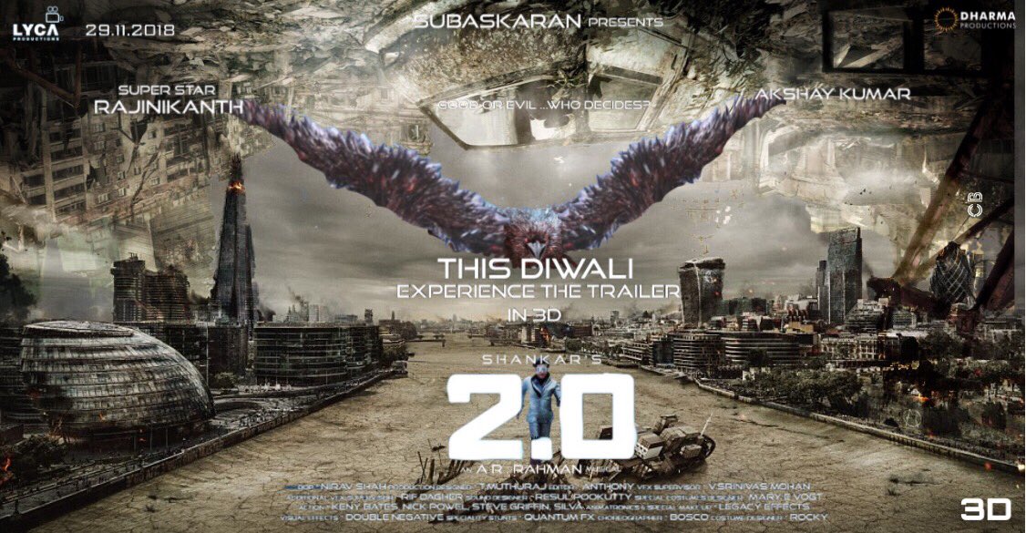 itsmeasok's tweet photo. #shankar is gonna introduce us a New FIFTH FORCE through #2Point0
Four Forces of Nature are
#Gravitation
#ElectroMagnetism
#StrongNuclearForce
#WeakNuclearForce
Could be the #DarkEnergy
@2Point0movie @rajinikanth @akshaykumar @iamAmyJackson
#2Point0TrailerOnNov3 https://t.co/1n0FgfzX7P