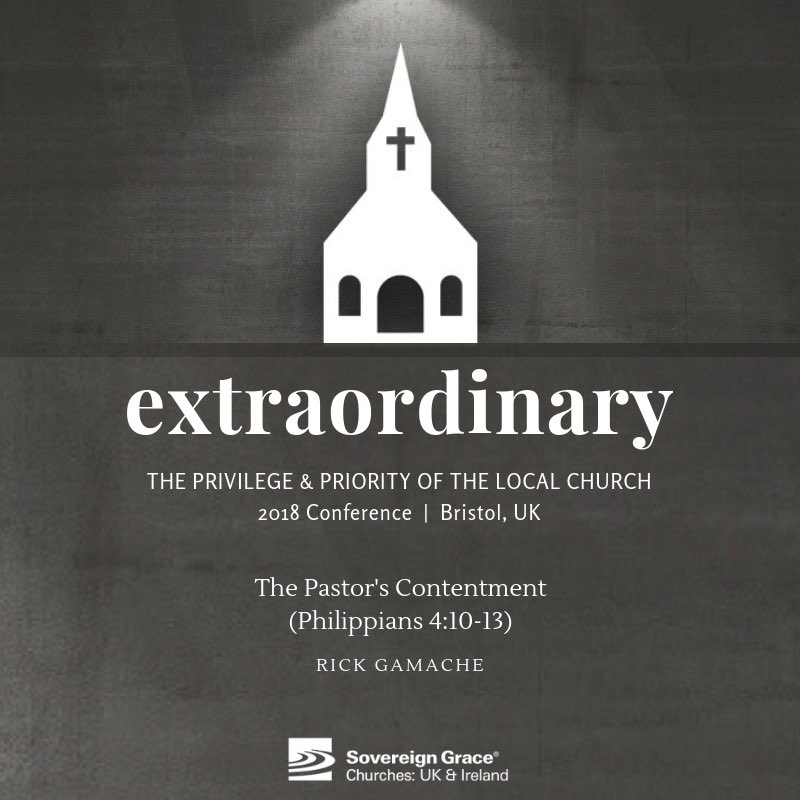 sovgraceuk's tweet image. Extraordinary Conference 2018
Leaders Day - Main Session 2

The Pastor's Contentment (Philippians 4:10-13) by Rick Gamache

soundcloud.com/sovgraceuk/the…