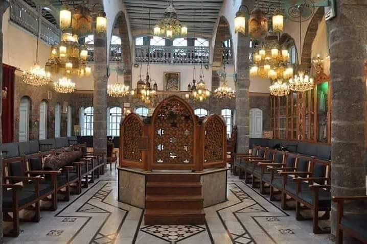 PicturesSyria's tweet photo. The #Jewish Al-Faranj Synagogue in Al-Ameen neighborhood in Damascus, Syria. #synagogue #Jews #Damascus https://t.co/BrVH2ZhLpg
