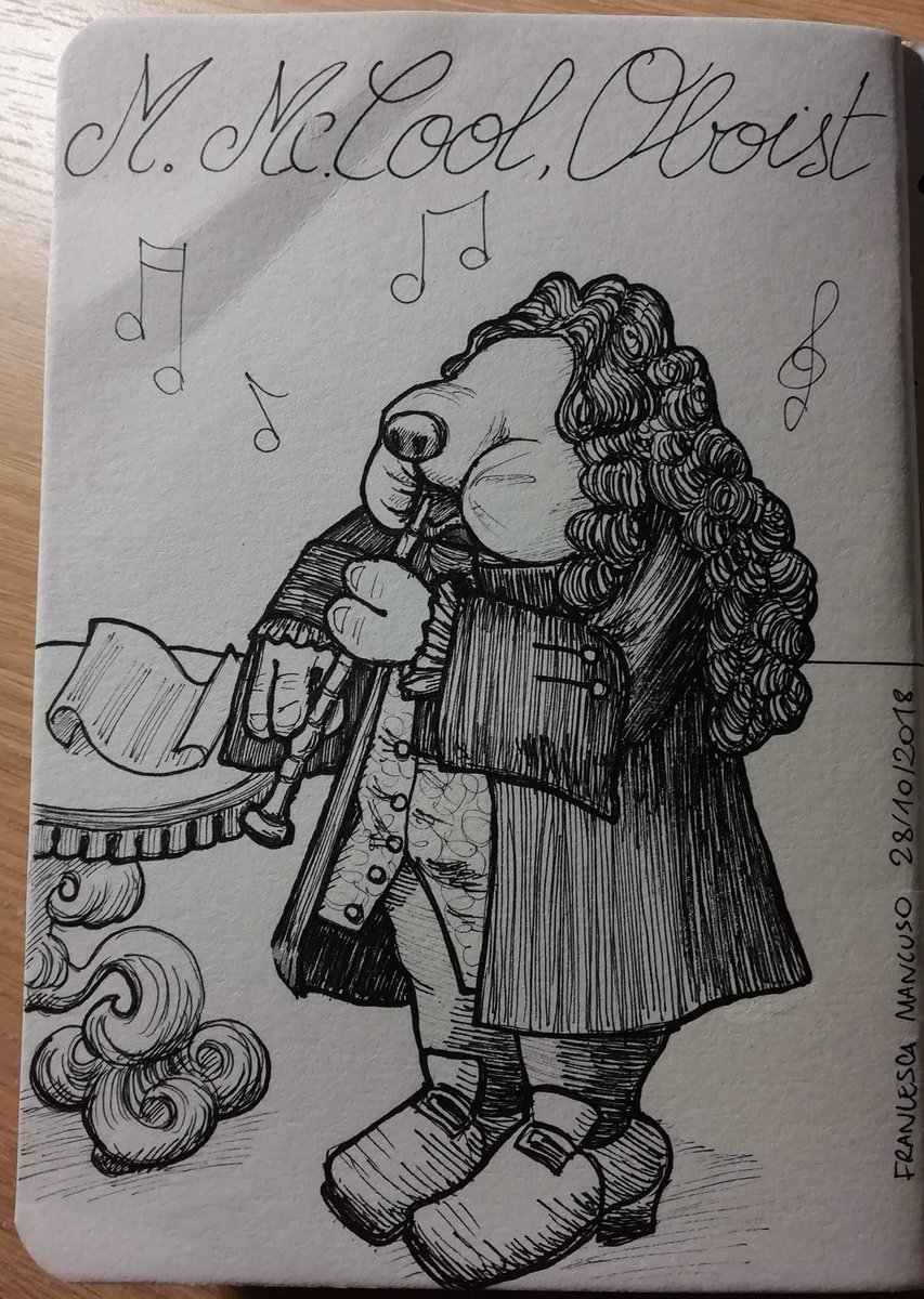 #inktober Day 28.
He complained that he was the only one of the original Max Rebo band not to be included so I had to.
#inktober2018 #StarWars #Versailles #DroopyMcCool