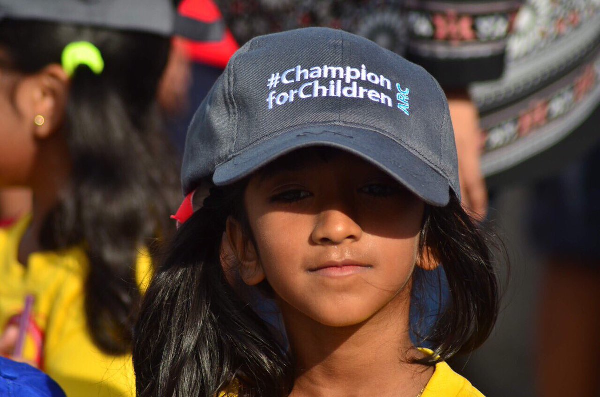 ARC_maldives's tweet photo. Kids love the #ChampionforChildren caps by #ARC. Be a champ, make a child happy whilst your donation of MVR 75/- or more for #HOPEcampaign helps combat child abuse, and works to keep children safe. #DMRR2018 #CapsForACause https://t.co/qV9T5D1sTv