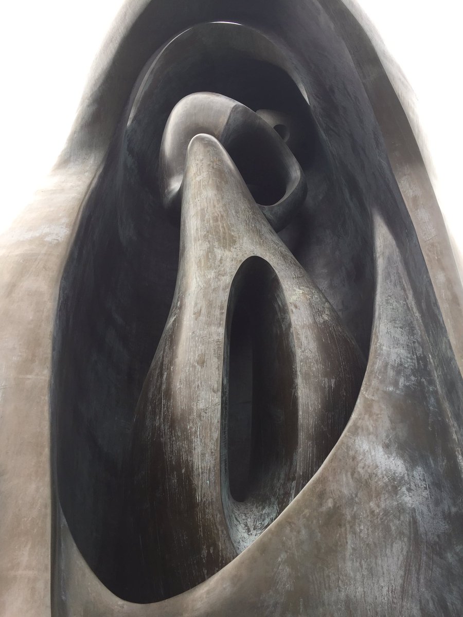 OliverJWCox's tweet photo. A really good day @HenryMooreFDN in #PerryGreen. A little corner of Hertfordshire that changed British sculpture forever. Mixture between permanent collection & temporary exhibitions well balanced too. https://t.co/pqAKFKwRvn