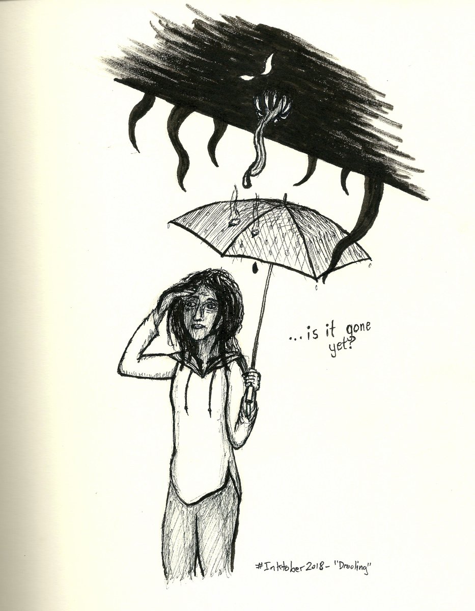 Inktober Day 6: "Drooling" #Inktober2018 #inktober