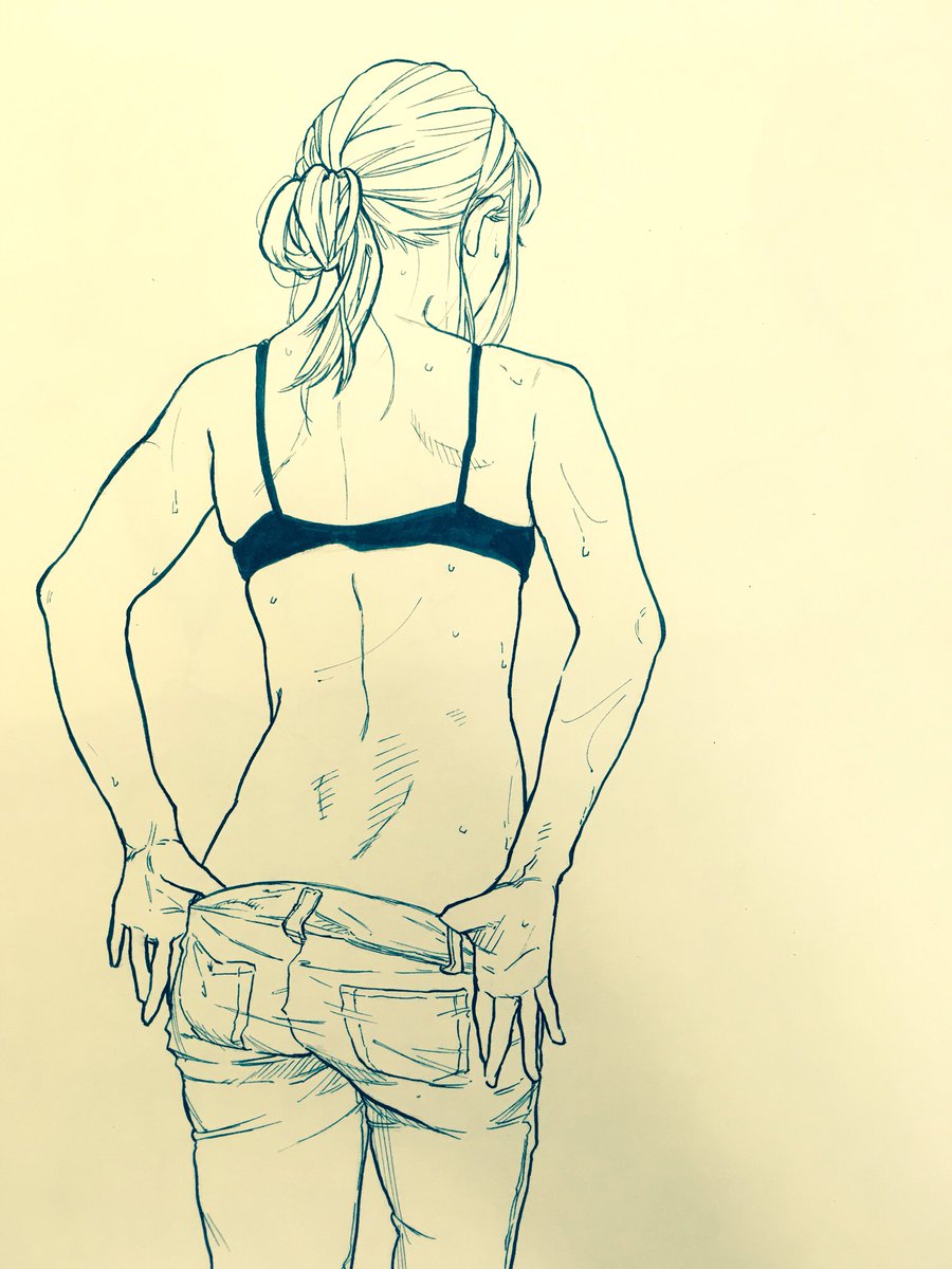高校生くらいの時のクロッキー。そして尻。 