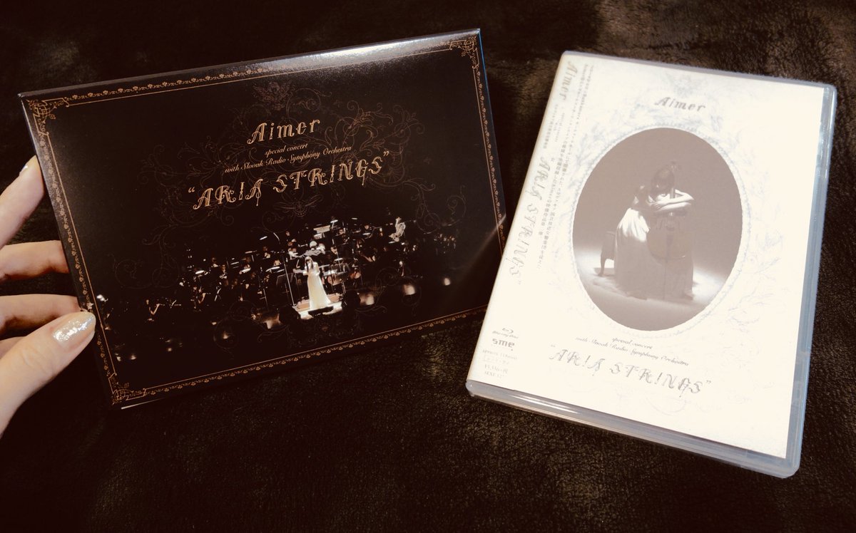 Aimer Staff Aimer Special Concert With スロヴァキア国立放送交響楽団 Aria Strings アートワークもとっても素敵で惚れ惚れ また大事な作品がひとつ出来上がって嬉しいです この作品があなたの力になれたらいいな 水曜日にリリースです