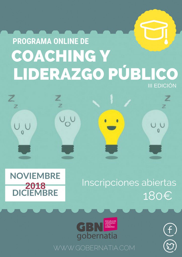 GOBERNATIA's tweet photo. 🌐 Programa Online en Coaching y Liderazgo Público (III edición)

https://t.co/qYj3SzNUF6

¡Comenzamos en una semana! https://t.co/9F5wy28xZo