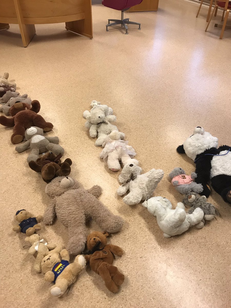 AnetteBremholt's tweet photo. I fredags firade vi Internationella nalledagen! Eleverna hade med sig egna nallar som vi jobbade med. 🐻#sandhultskolan #fklass #sortera #klassificera #diagram https://t.co/0kZatSXhTR
