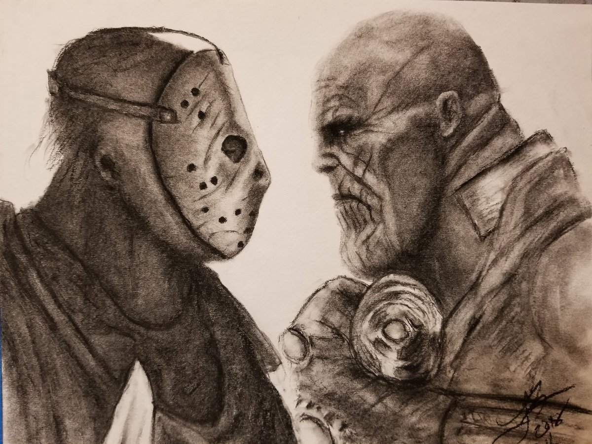 Happy Halloween! Who wins? #JasonVoorhees #Thanos #FridayThe13th #MarvelFutureFight