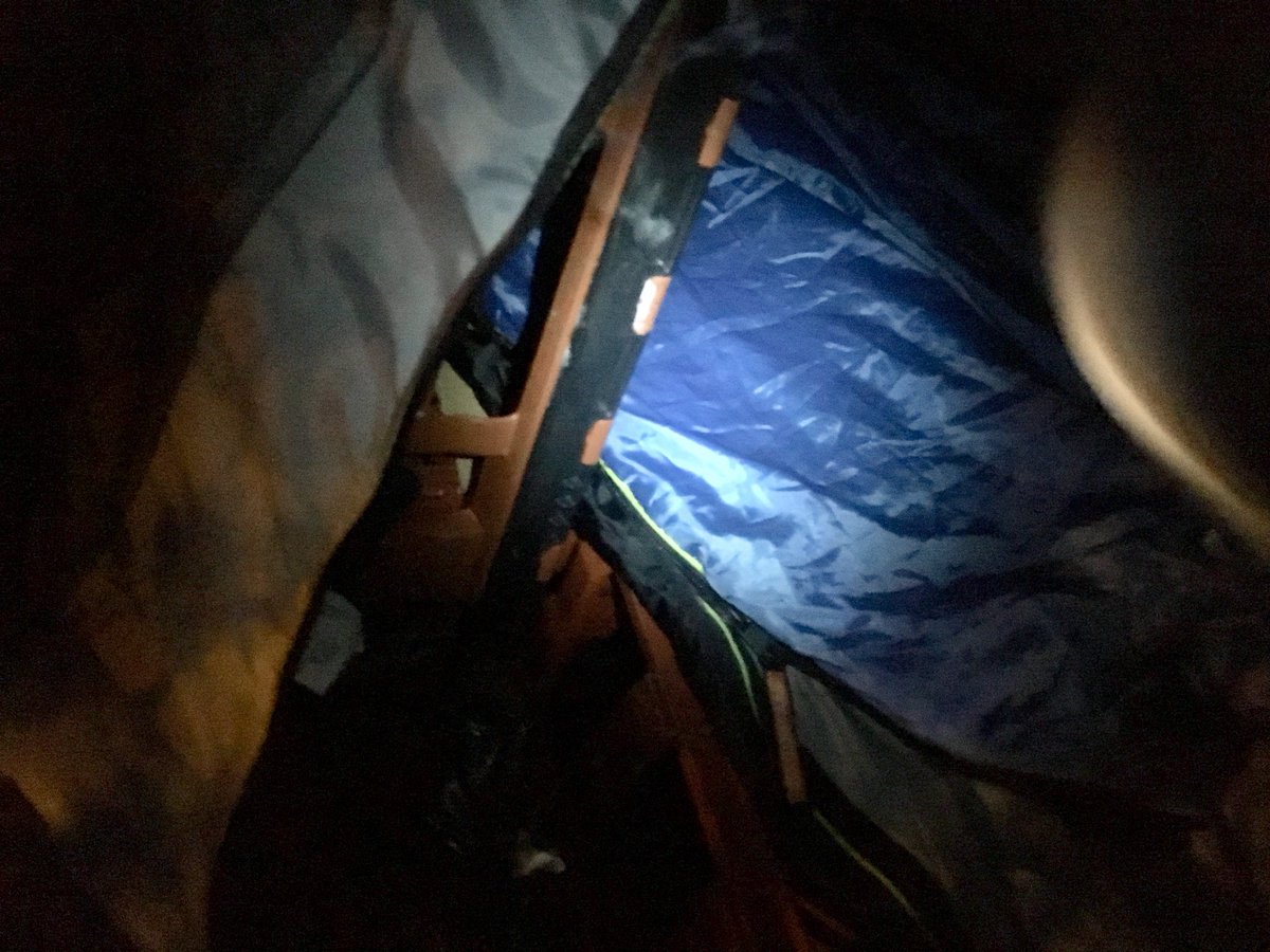 jeanhurls's tweet photo. How did u spend your extra hour? Me &amp;vol Pete visited secluded woodland off town centre where one of our @OldhamAngels guests sleeps in tent on bread crates to keep dry. Thanked us for our visit, last caller was a rat🐀Said to us Night/God bless. Didn’t weep till I got in my bed https://t.co/piVYUL4FMi