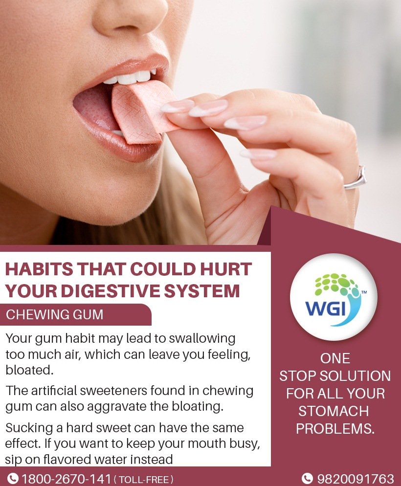 WGI_Mumbai's tweet photo. Your stomach might become uncool while you attempt to appear cool when chewing a gum.
For complete #gastro care: https://t.co/lElcTLywM7
#gastroenterology #mhealth #stomachproblems #stomachpains #gut #healthylife #healthcare #MedEd #Mumbai #mumbaihospital https://t.co/WeLKtFX6QW