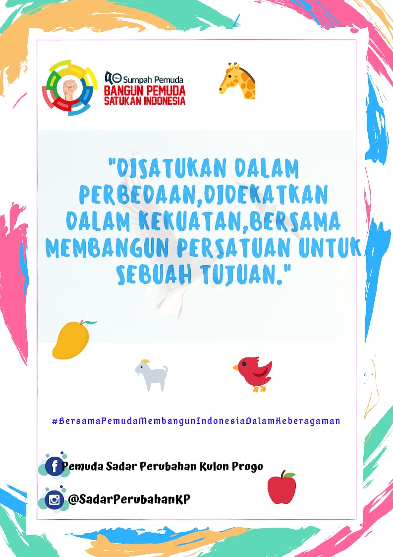 SdrPrbhnKP's tweet image. Lupakan perbedaan, bersama gapai tujuan!

#90TahunSumpahPemuda 
#KulonProgoJaya
#TheJewelOfJava
#PSPKP
#SadarPerubahan
#KulonProgo