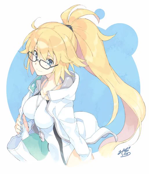 メガネな水着ジャンヌさん #FGO 