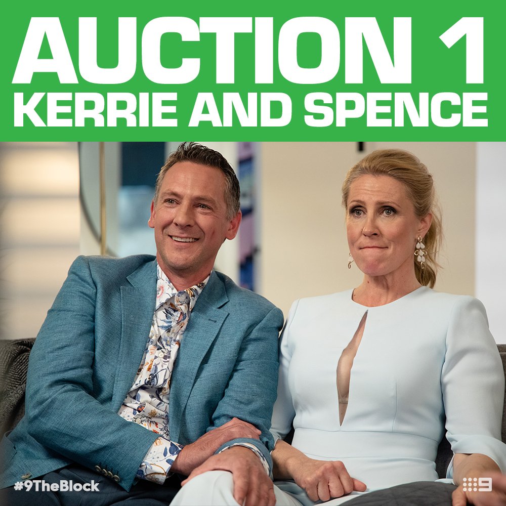 TheBlock's tweet photo. Here we go… We’re kicking things off with Kerrie and Spence! #9TheBlock https://t.co/2LZt1yBjP6