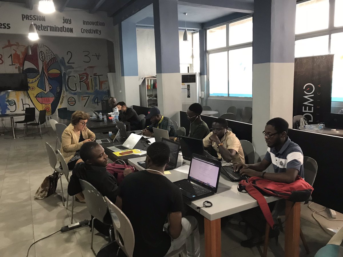 FrancoisStephan's tweet photo. Back to work #CameroonBound Be-Bound Startup Challenge #hackathon @BeBoundTech @SG_Africa #LabInnovationSG #AugmentedConnectivity #Douala #Cameroon @ElongWilliam @WillandBrothers
12 finalists here in #Douala, 3 awards to be announced today at 18h00 stay tuned ! https://t.co/5ddXhRtmPF